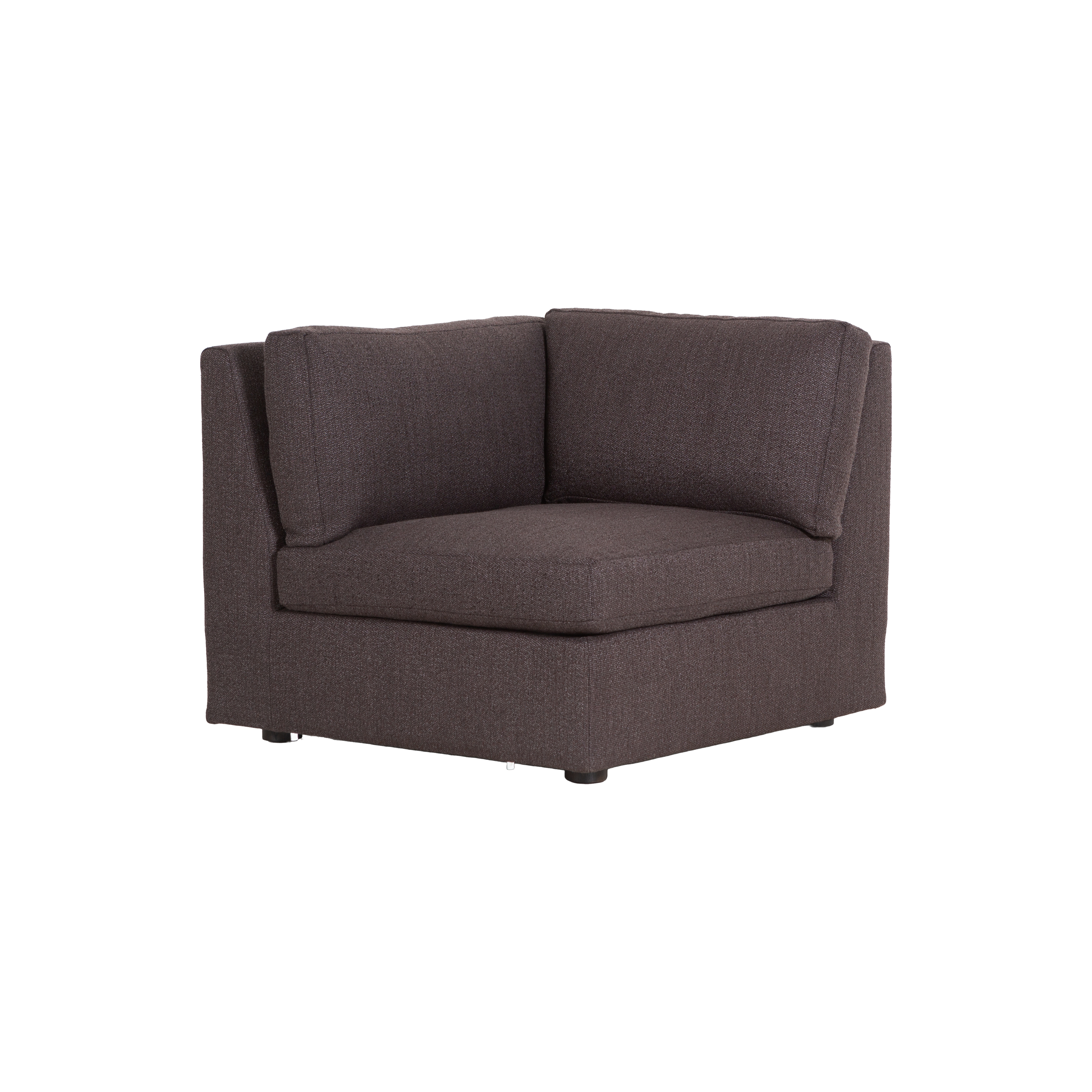 Kore Soft Arm Modular Sectional Sofa - Modern L-Shaped Couch for Living Room, Home Theater & Lounge Areas - Comfortable and Stylish Furniture for Family Gatherings & Relaxation