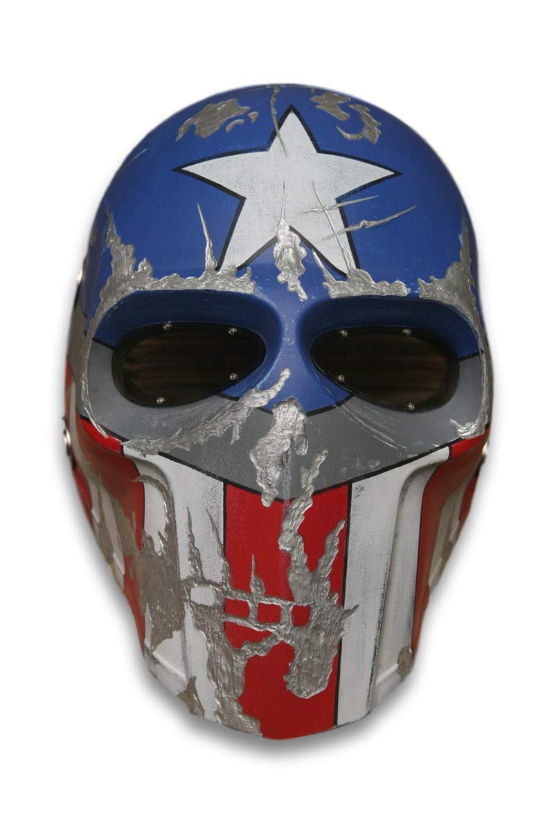 Halloween Airsoft Mask - Full Face Protection for Paintball & Airsoft | Scary Costume Accessory for Cosplay & Halloween Parties
