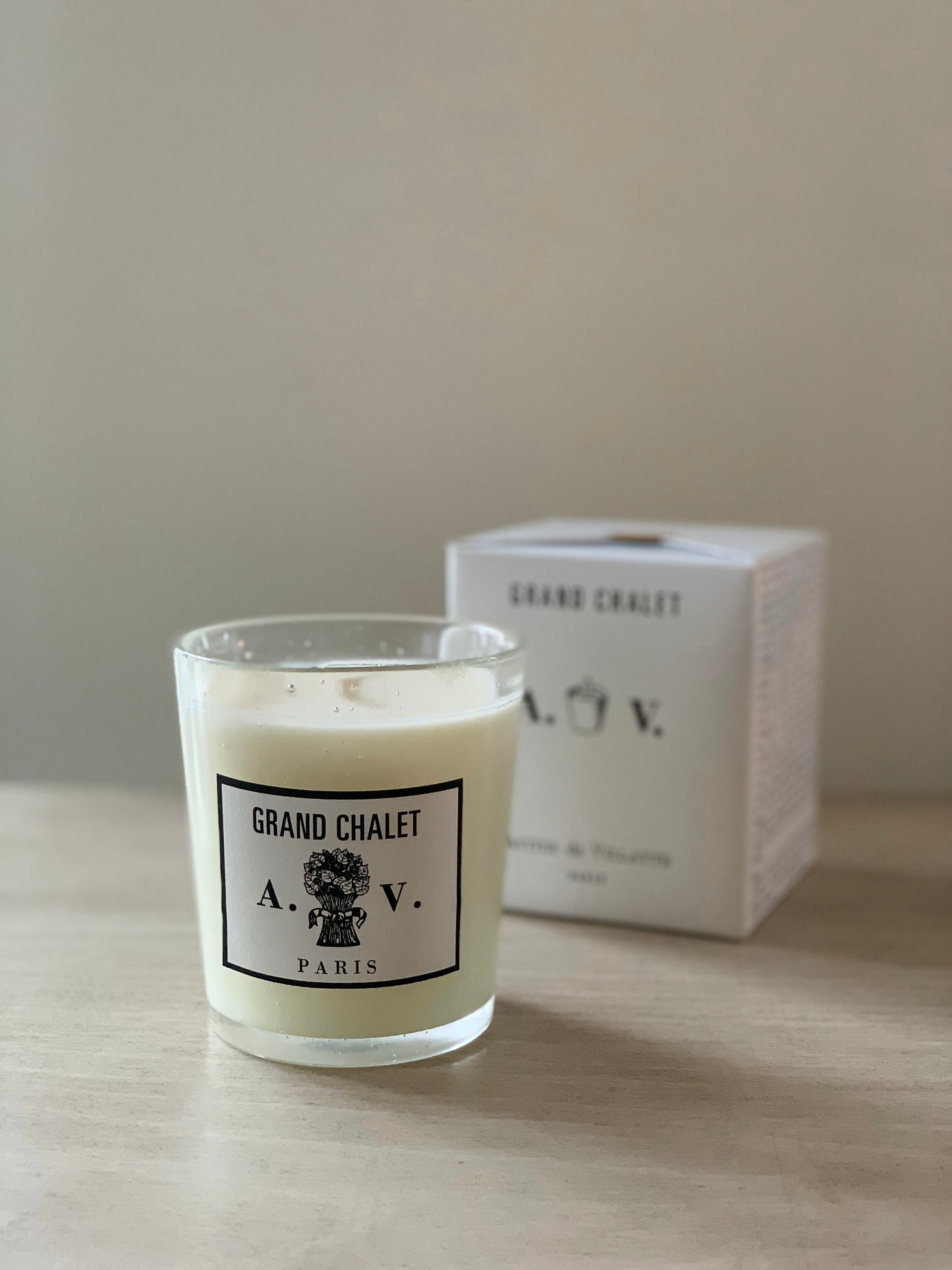 Grand Chalet Scented Candle - Premium Soy Wax Aromatherapy Candle for Home, Relaxation & Romantic Ambiance - Long Lasting Fragrance for Bedroom, Bathroom & Living Room Decor