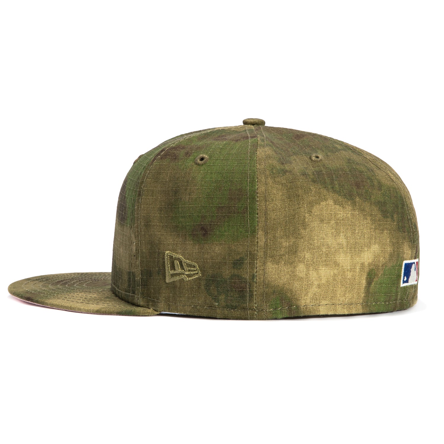 New Era 59Fifty Los Angeles Dodgers 50th Anniversary Camo Baseball Cap with Stadium Patch - Water Color Camouflage Design for Men's Fashion & Sports Fans
