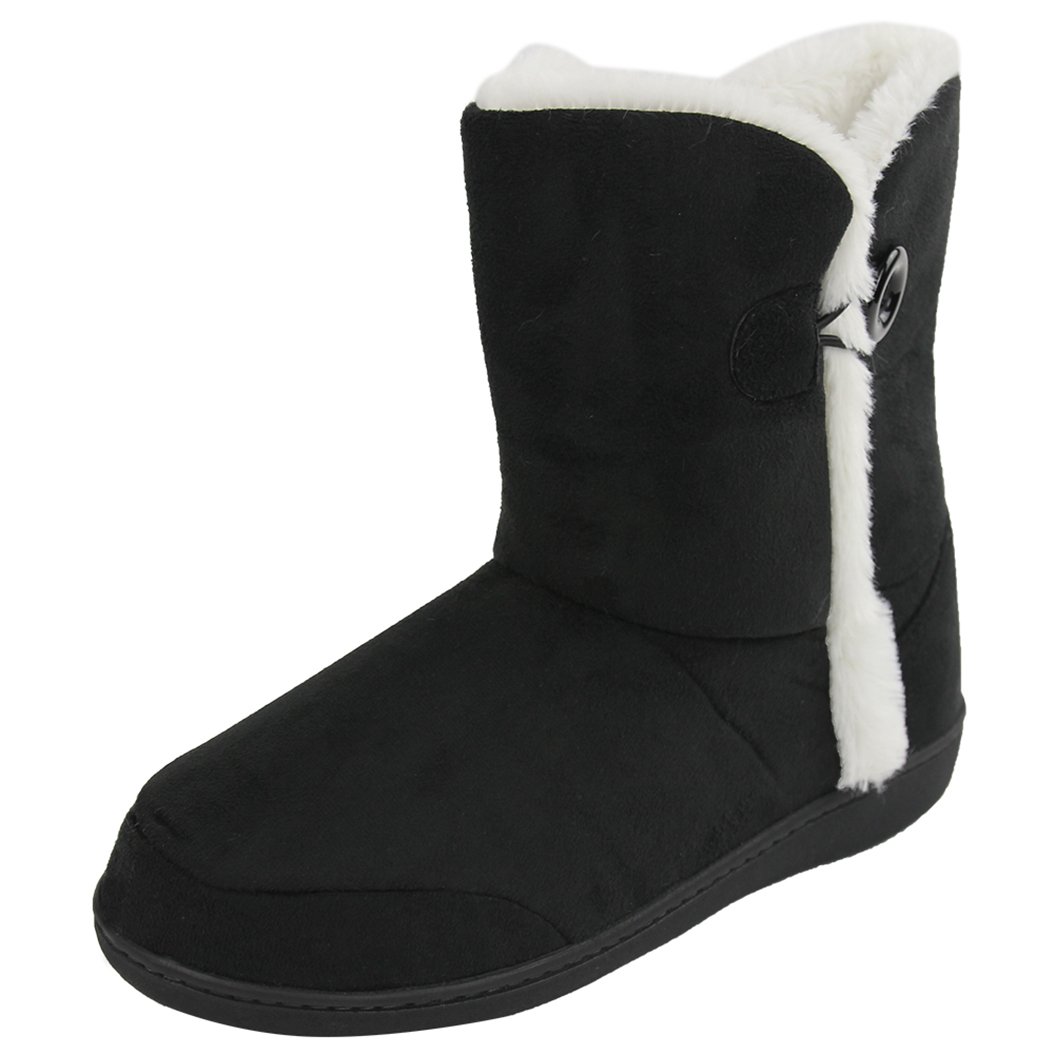 Women's Winter Warm Memory Foam House Slippers Boots - Indoor/Outdoor Cozy Comfort for Home, Office & Travel