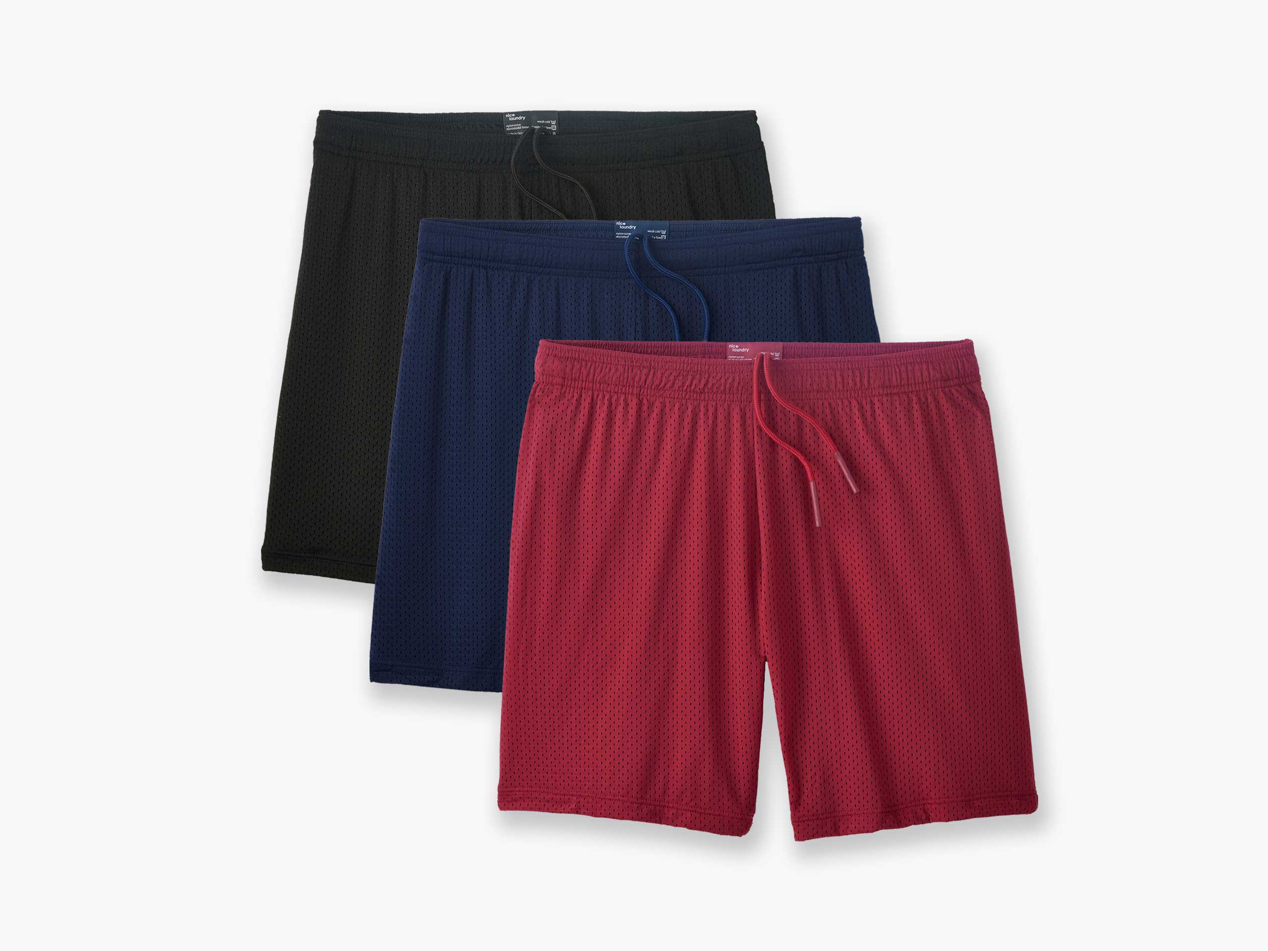 6 Pocket Lounge Shorts for Men - Comfortable Stretch Athletic Shorts 3 Pack | Gym, Running, Yoga & Casual Wear