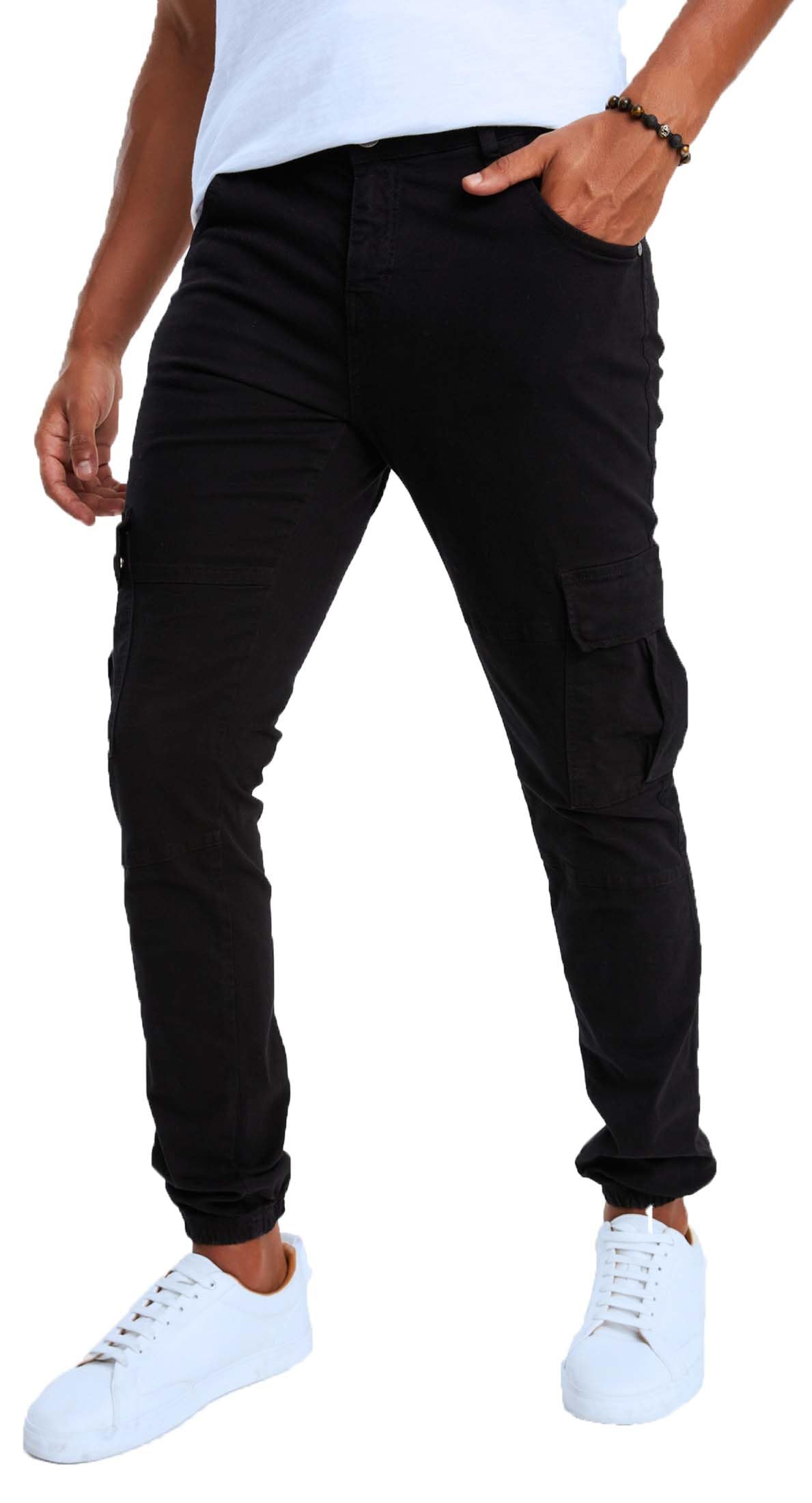 Leif Nelson Men's Slim Fit Stretch Denim Jeans LN-9285 - Comfortable & Durable for Casual Wear, Work & Outdoor Activities