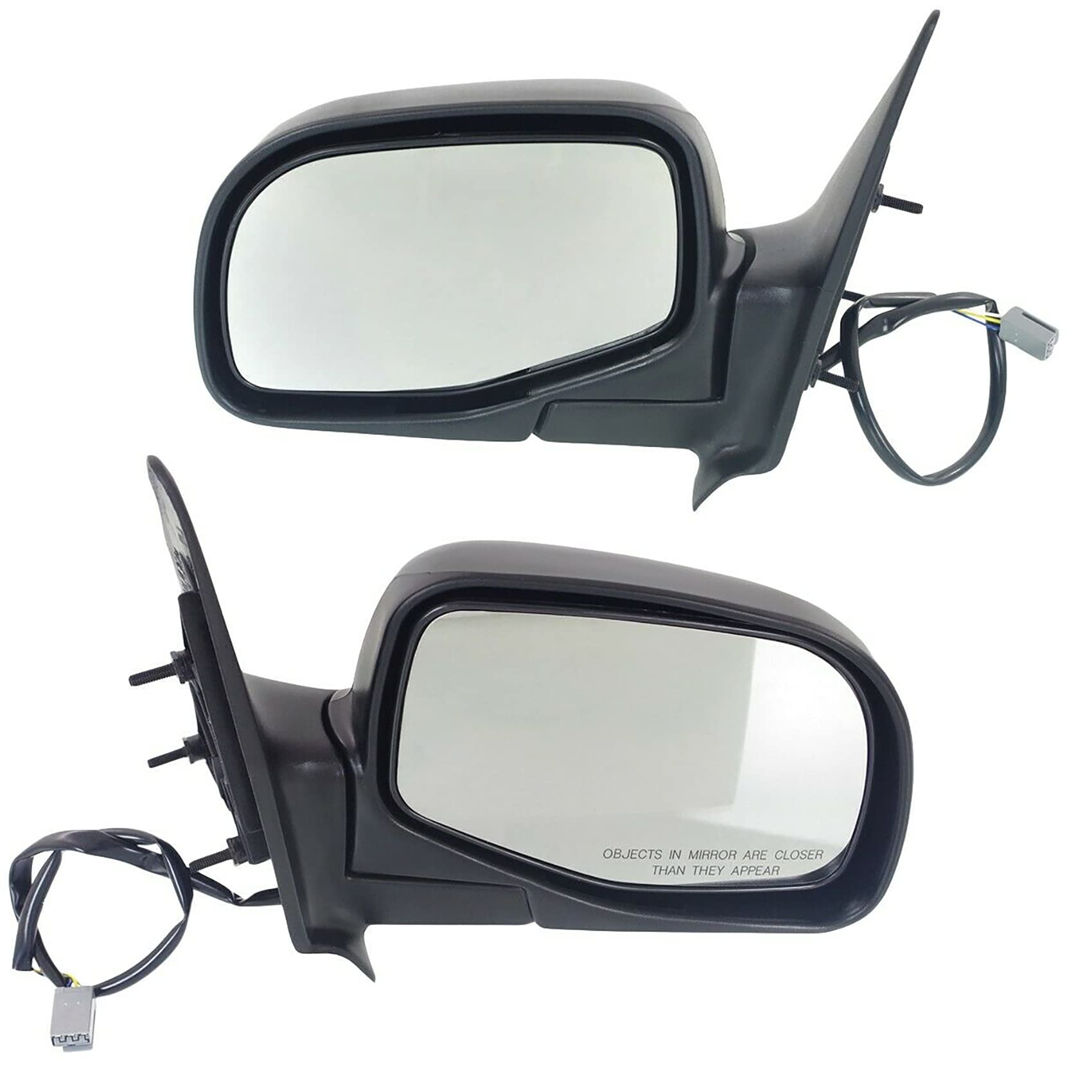TENGWUMA Replacement Side View Mirrors for 1993-2005 Ford Ranger - Driver & Passenger Side (FO1320206, FO1321206, 955324) - Perfect for Enhanced Visibility and Safe Driving