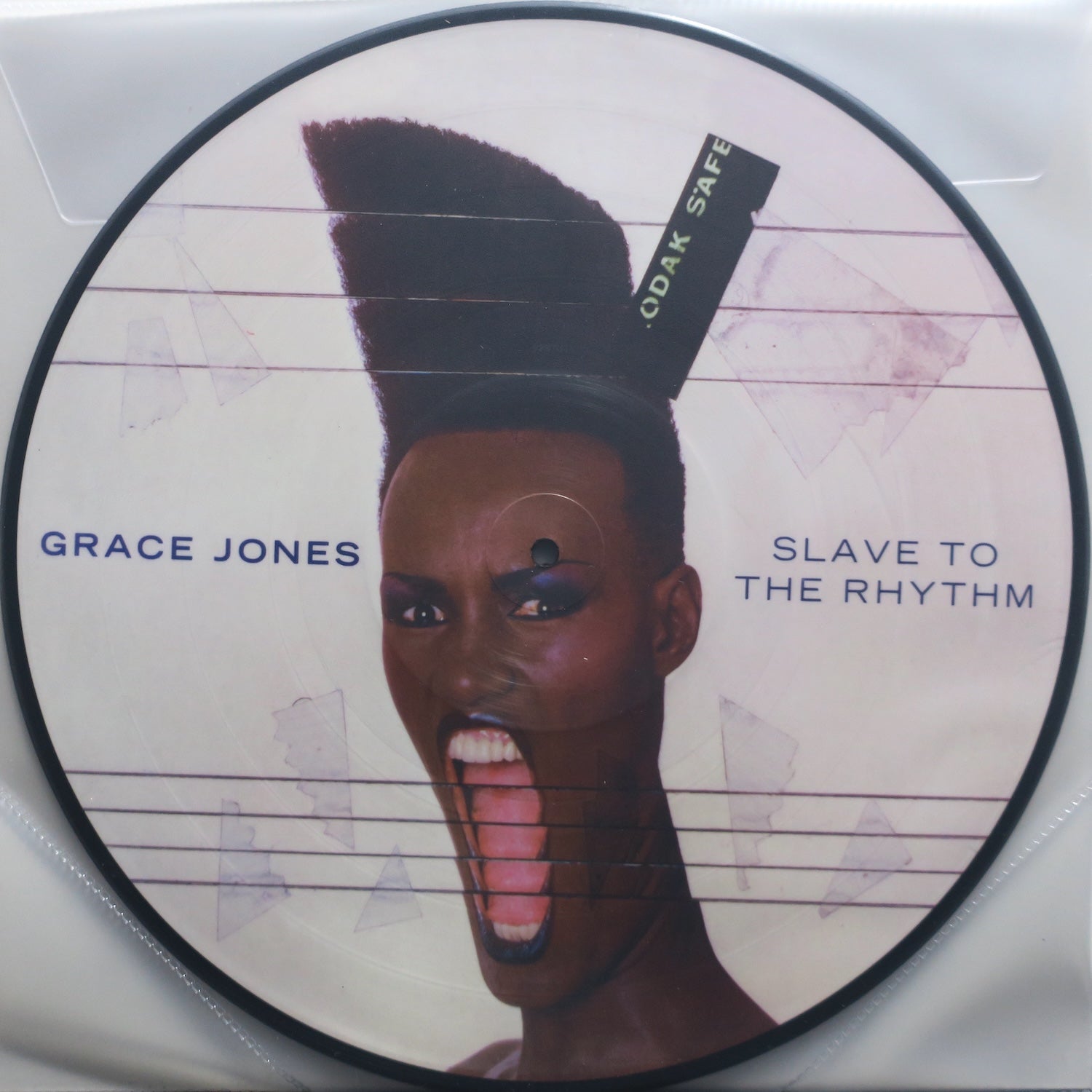 Grace Jones 'Slave To The Rhythm' Limited Edition Picture Disc Vinyl LP - Perfect for Record Collectors & 80s Music Fans - Great for Home Decor, Music Gifts & Vinyl Enthusiasts