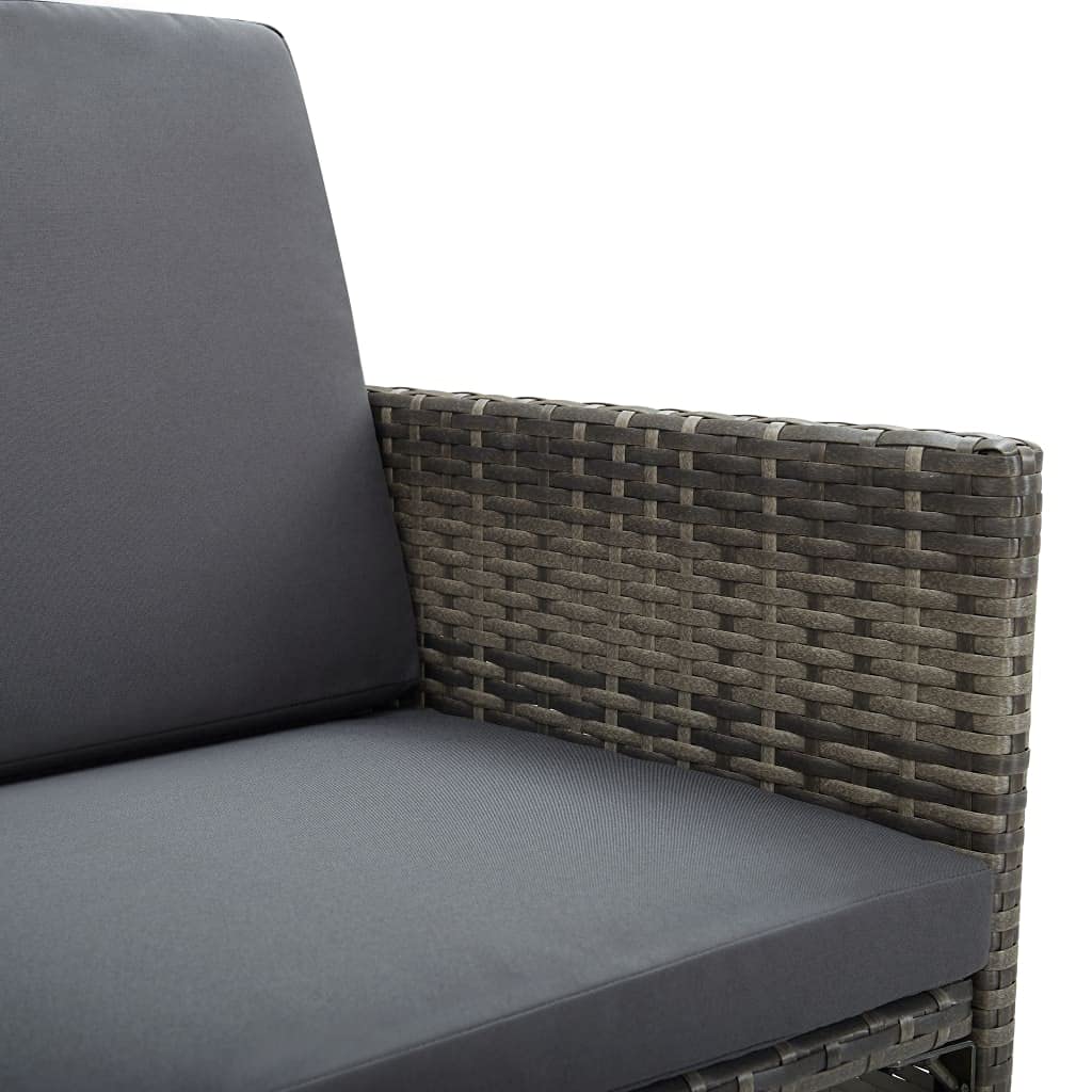 **Outdoor Rattan Dining Chairs Set of 2 with Cushions – Weather-Resistant Poly Rattan Patio Furniture for Garden, Balcony, Deck & Poolside – Perfect for Relaxing & Entertaining**