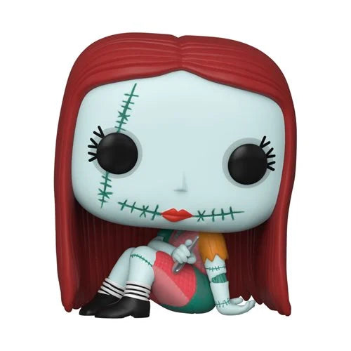 Disney The Nightmare Before Christmas Sally Sewing Pop! Vinyl Figure #806 - Collectible Toy for Halloween & Christmas Decor, Gift for Movie Fans