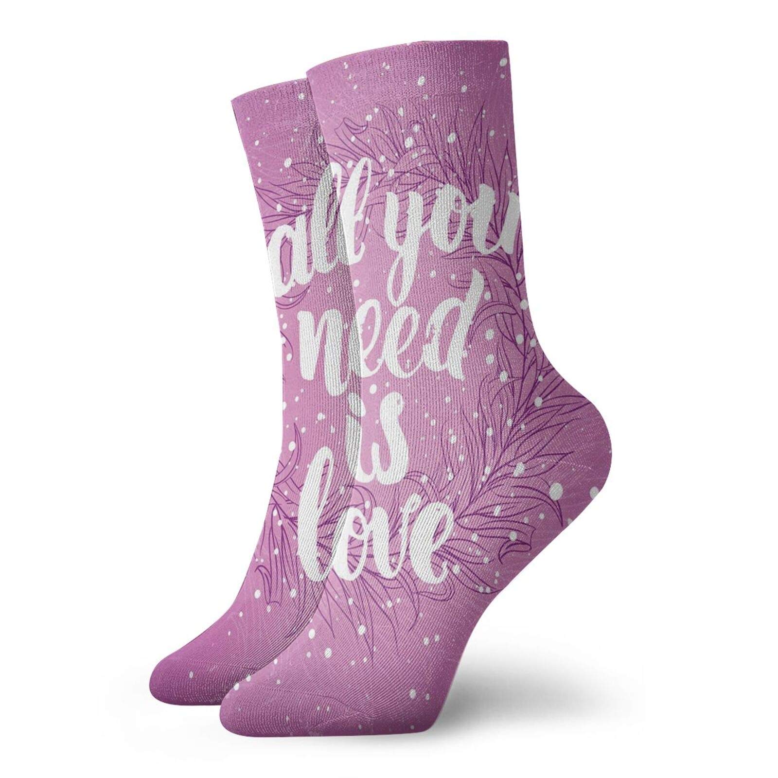 Funky Colorful Cushion Sport Socks - Athletic Cushioned Running Performance Crew Socks for Men & Women - Perfect for Jogging, Gym Workouts & Everyday Comfort