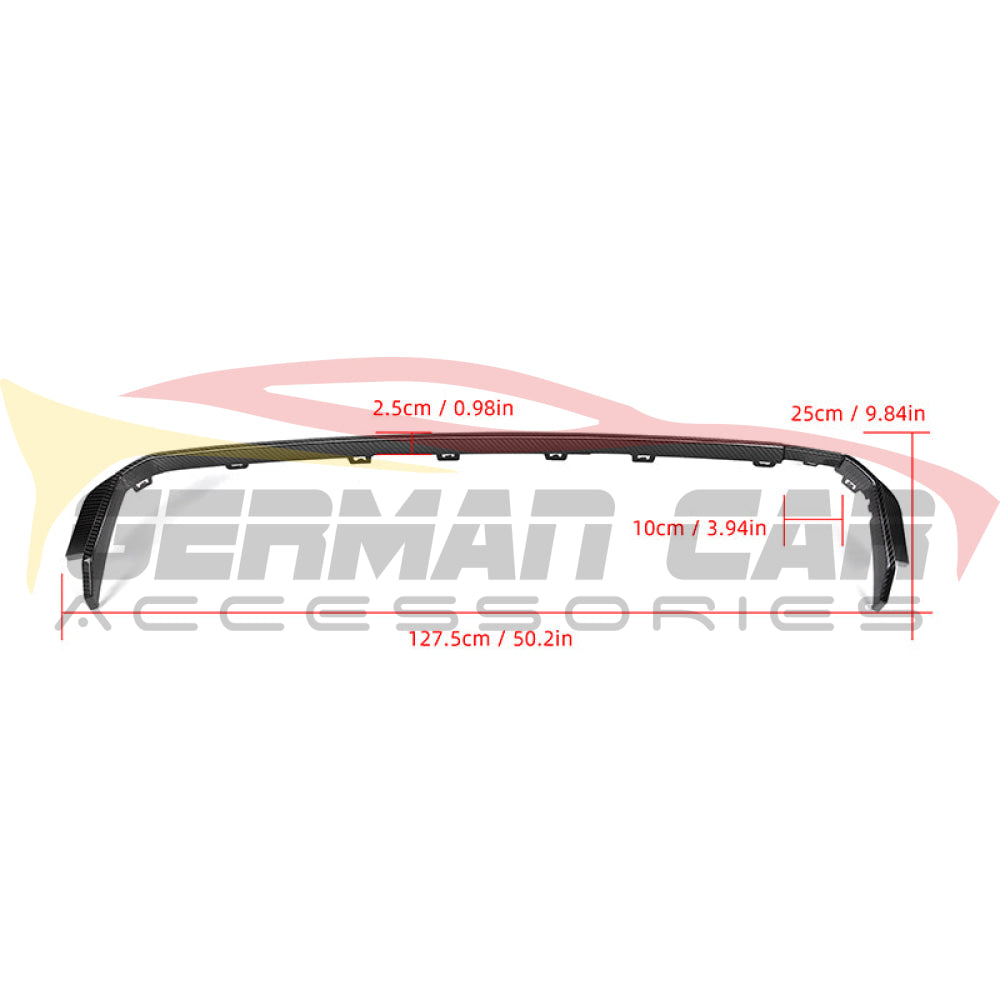 2021+ BMW M3 M4 Carbon Fiber OEM Style Rear Diffuser Trim | G80 G82 G83 Models | Enhances Aerodynamics & Style for Track & Street Performance