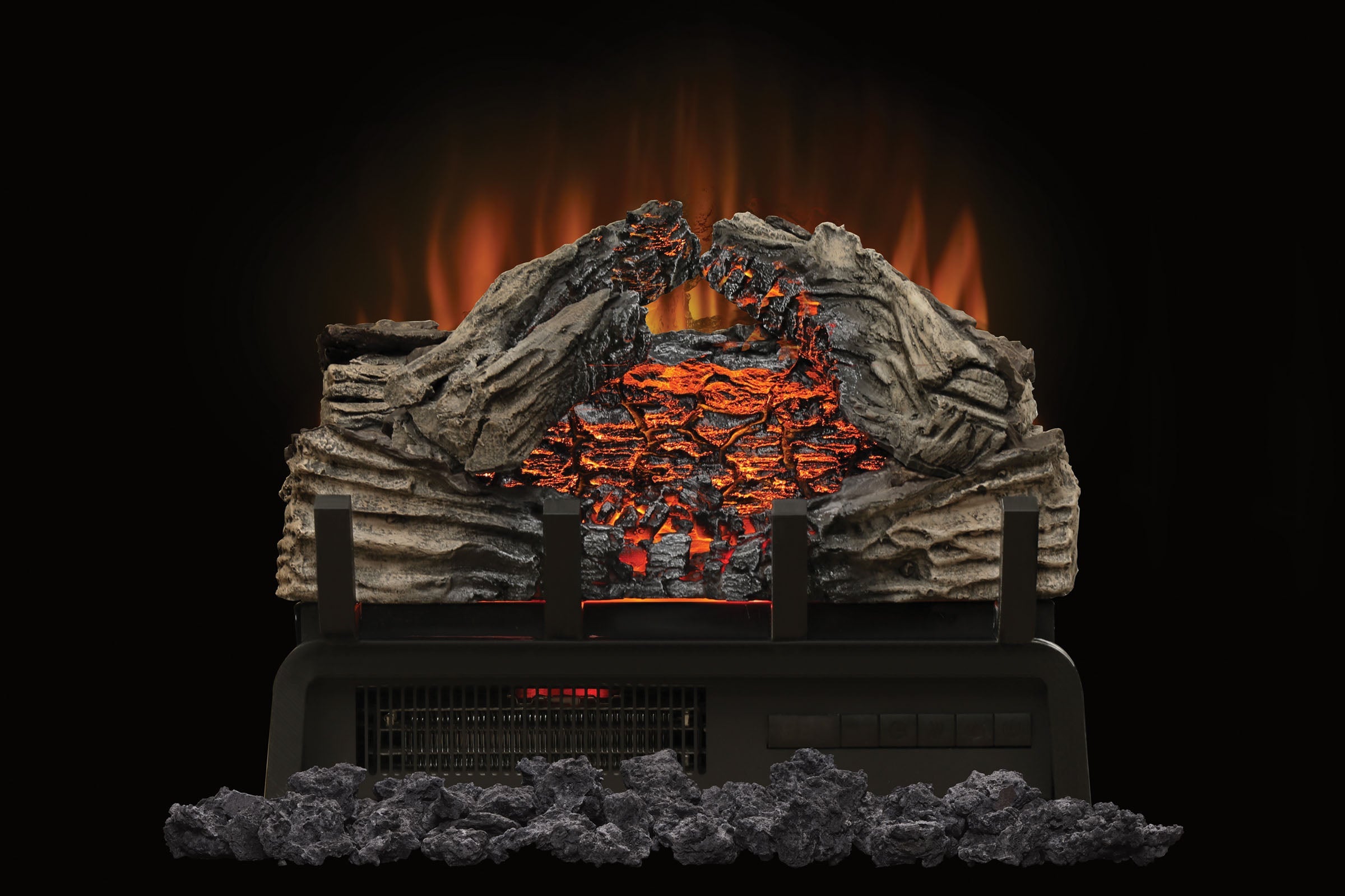 Napoleon Woodland 18 Inch Electric Fireplace Insert with Realistic Logs - Perfect for Living Rooms, Bedrooms & Cozy Winter Nights