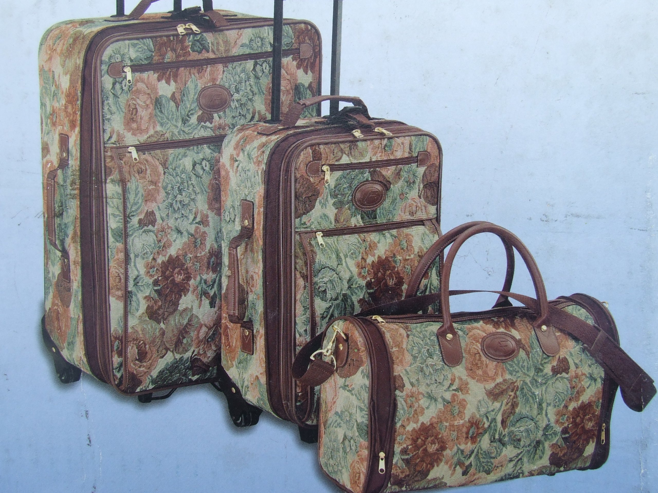 American Flyer 3-Piece Expandable Luggage Set - Lightweight Durable Suitcase for Travel, Business Trips & Vacations | Carry-On & Check-In Compatible