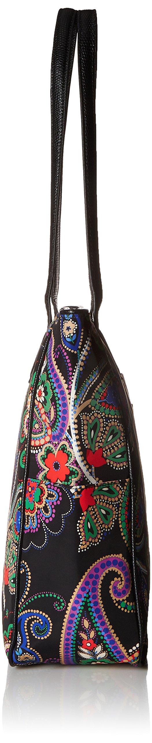Vera Bradley Women's Preppy Polyester Zip Top Tote Bag - Stylish & Spacious Handbag for Work, Travel & Everyday Use