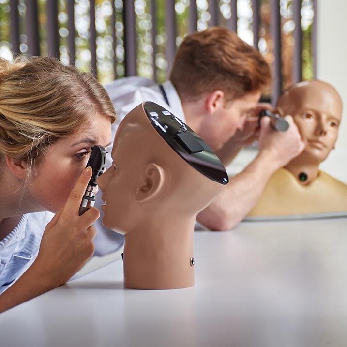 Digital Eye and Ear Examination Trainer Set - Professional Medical Training Equipment for Ophthalmology & Otology Practice - Perfect for Medical Students, Doctors, and Healthcare Professionals