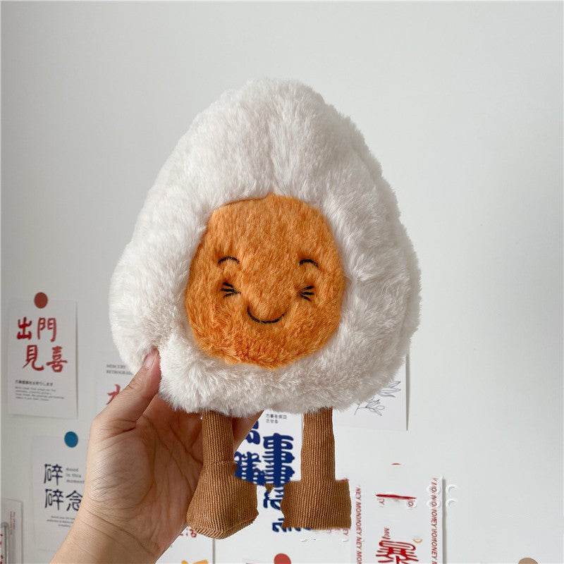 MoodyBean Cute Moody Egg Plush Toy - Soft Stuffed Animal for Kids, Teens & Adults | Perfect for Stress Relief, Home Decor & Gift Giving