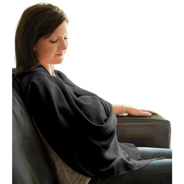 Jolly Jumper Pashmina Nursing Cover - Soft Breastfeeding Scarf & Shawl for Discreet Nursing in Public, Travel, and Outdoor Activities