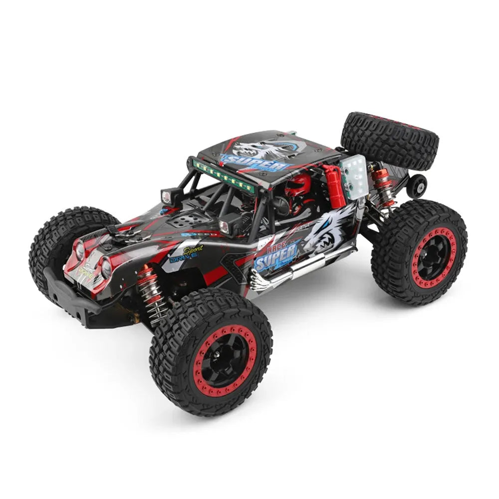 WLtoys 124028 1/12 Scale 4WD RC Truck with Brushless Motor - 60km/h High Speed Off Road Remote Control Car for Adults & Kids - Perfect for Backyard Racing, Trail Adventures & Off Road Bashing