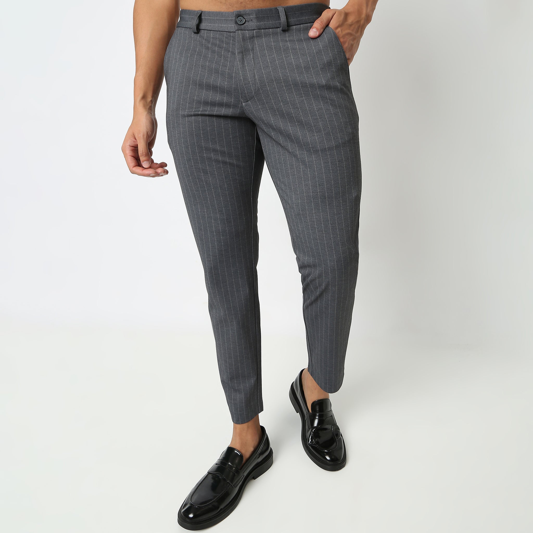 Women's Crop Flex™ Pants - Ultra Stretch Travel Yoga Pants with Secure Zip Pocket - Perfect for Yoga, Workouts & Casual Wear