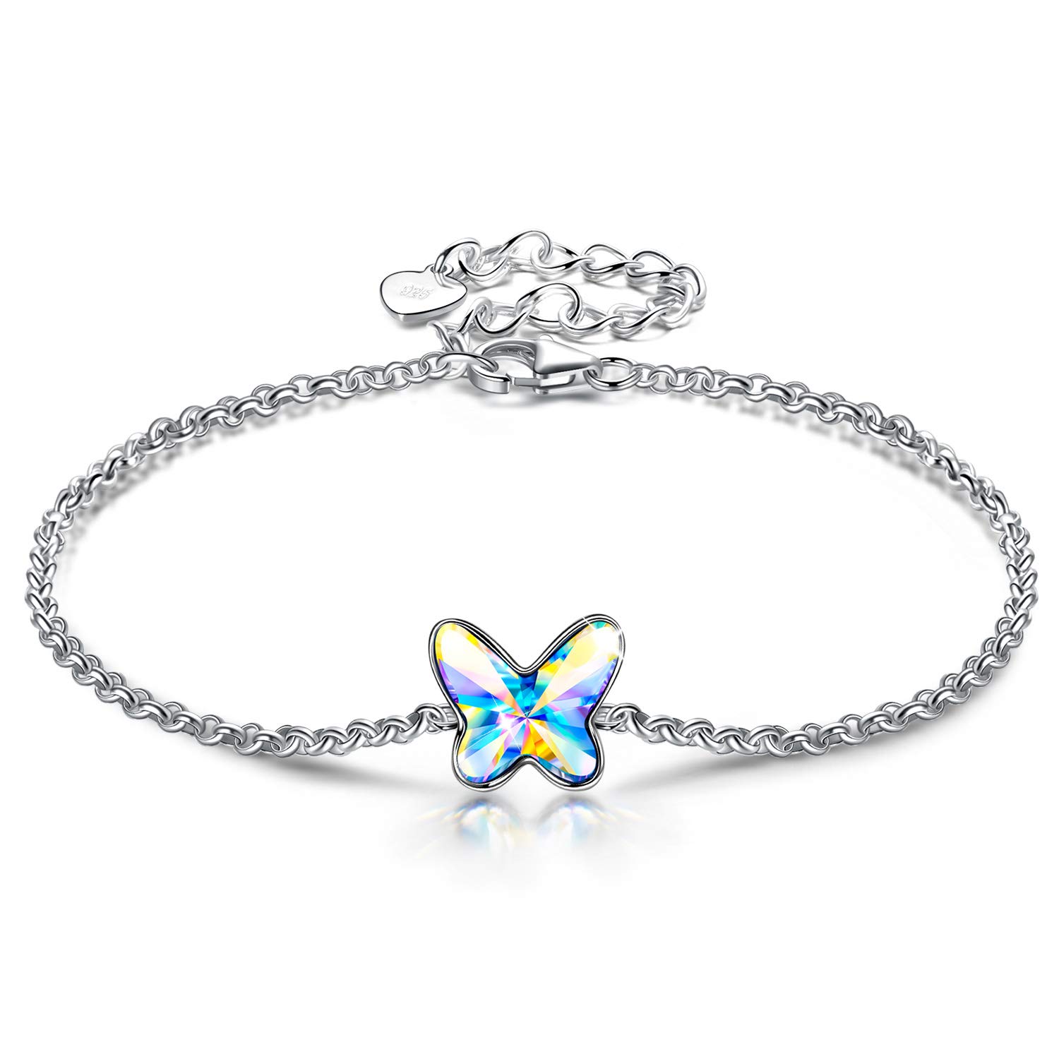 Sterling Silver Crystal Jewelry for Women - Hypoallergenic Gift for Her | Wedding & Party Wear