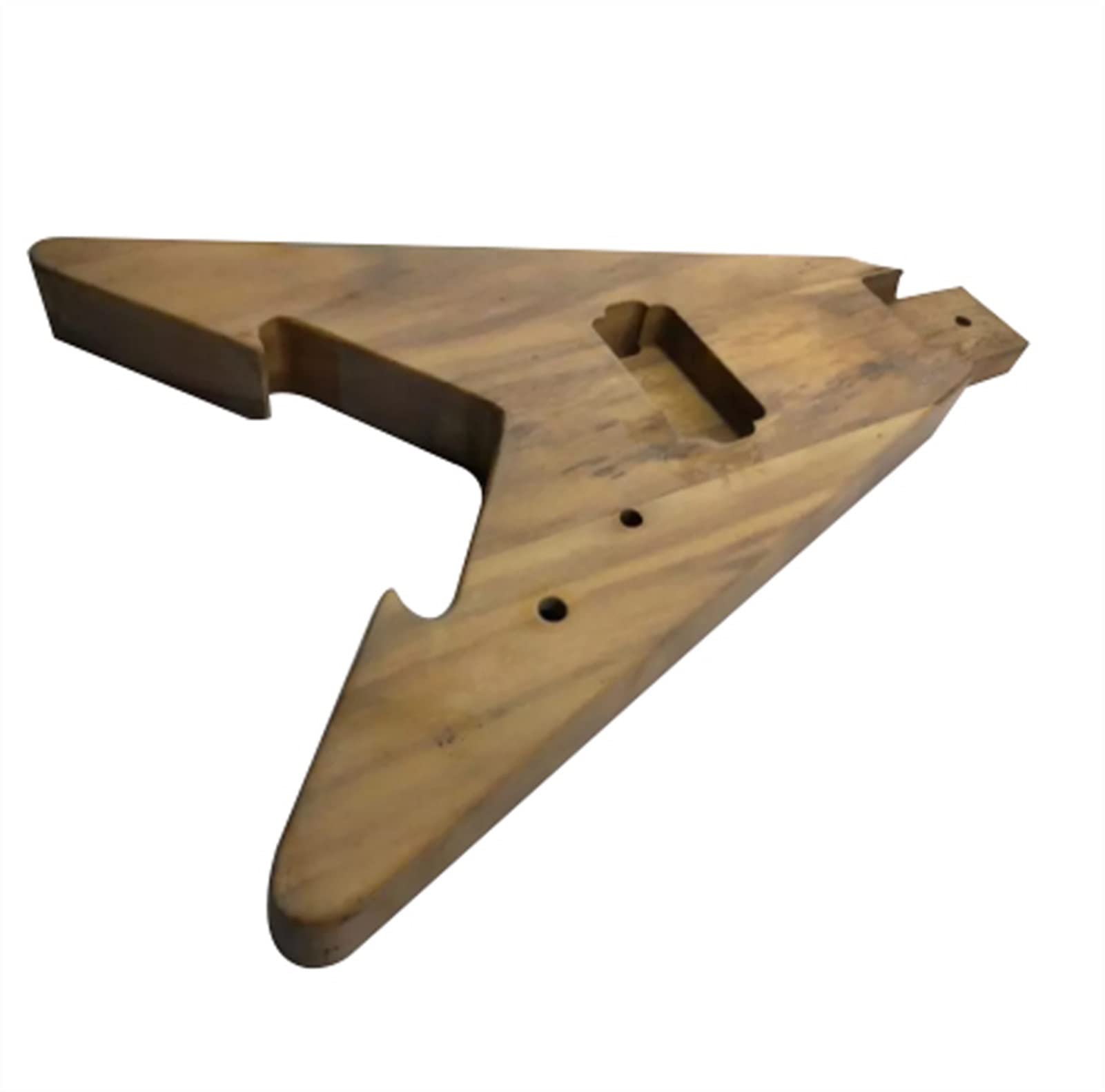 DIY Electric Guitar Kit - V-Type Body with Premium Paulownia Wood, Semi-Finished for Easy Assembly | Perfect for Beginners, Hobbyists & Home Music Studio Projects