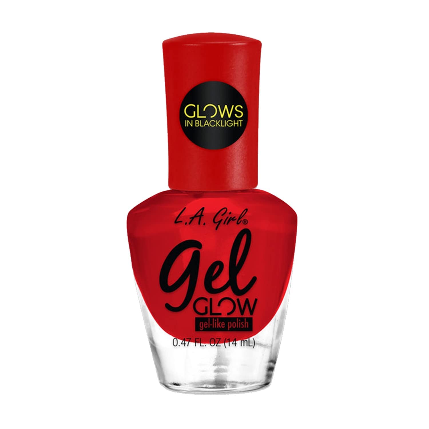 L.A. Girl Gel Glow Nail Polish Set - 8 Vibrant Colors, No UV Light Needed, Long-Lasting Gel-Like Finish (Vamp Blood) | Perfect for At-Home Manicures, Salon-Quality Nails & Gift Giving