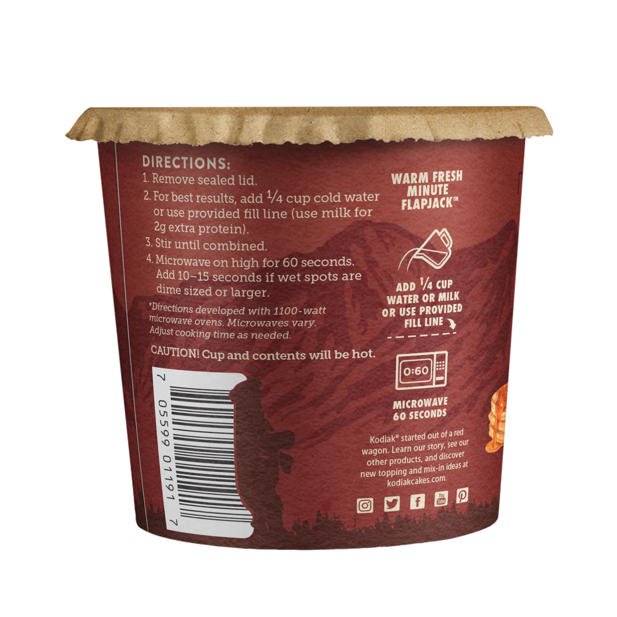Kodiak Cakes Pancake Mix On the Go - Cinnamon Maple Flavor, 2.26oz (12 Pack) | High Protein Breakfast for Camping, Hiking & Quick Morning Meals