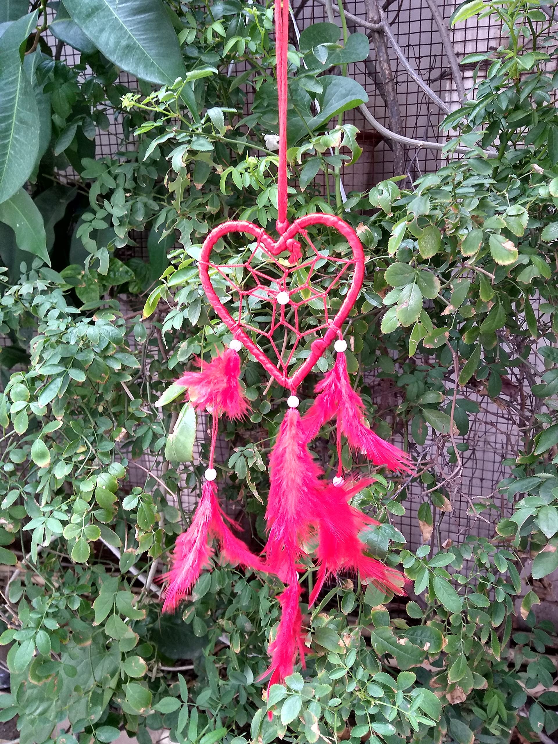 Handmade Dream Catchers Wall Decor - Boho Feather Hanging Ornament for Bedroom, Nursery, Home & Car (3