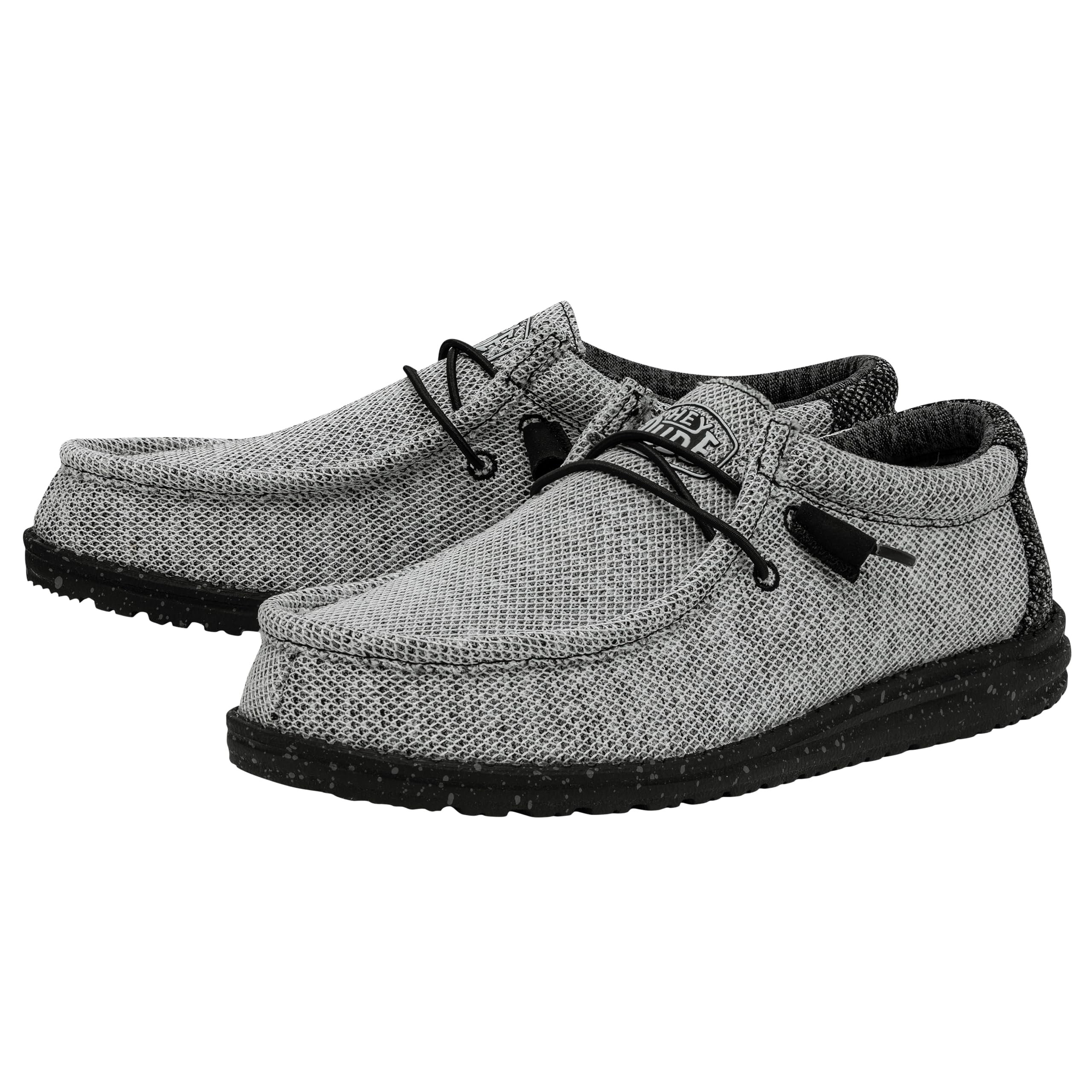 Hey Dude Men's Wally Stretch Loafers - Ultra Lightweight Slip-On Casual Shoes for Men | Breathable & Comfortable Walking Shoes | Perfect for Work, Travel & Everyday Wear