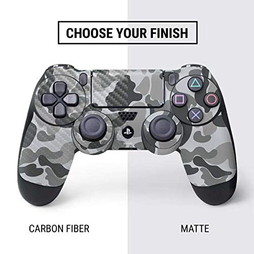 Skinit PS4 Controller Skin - Grey Street Camo Design | Protective Decal for Gaming | Customizable Cover for Sony Playstation 4 | Perfect for Gamers & Collectors