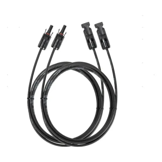 EcoFlow MC4 Solar Extension Cable 3M (10ft) - High Efficiency Solar Panel Connector for Off-Grid Power, RV, Camping & Emergency Backup