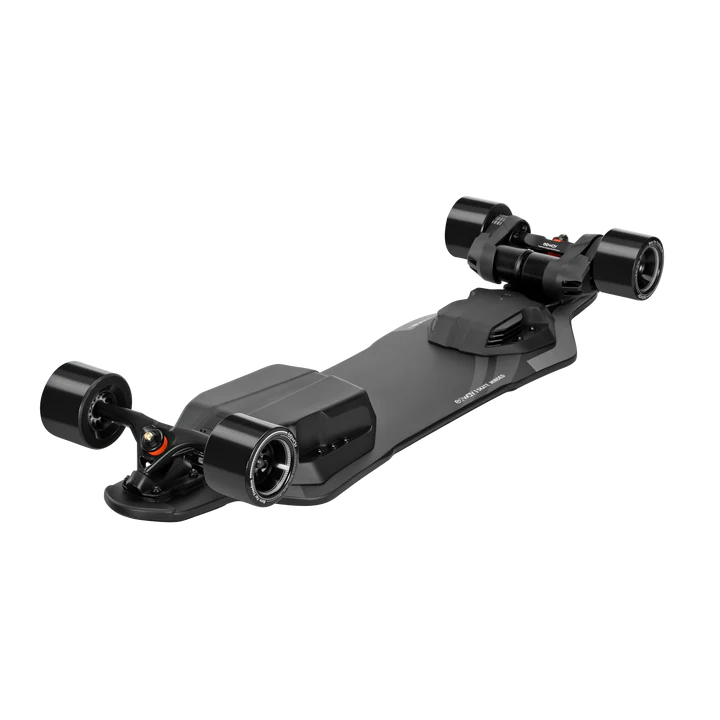 Exway Flex Pro Electric Skateboard - 345Wh Battery, 31 MPH Top Speed, 25 Mile Range, Belt Drive System with Remote Control - Perfect for Commuting, Campus Travel & Outdoor Adventures