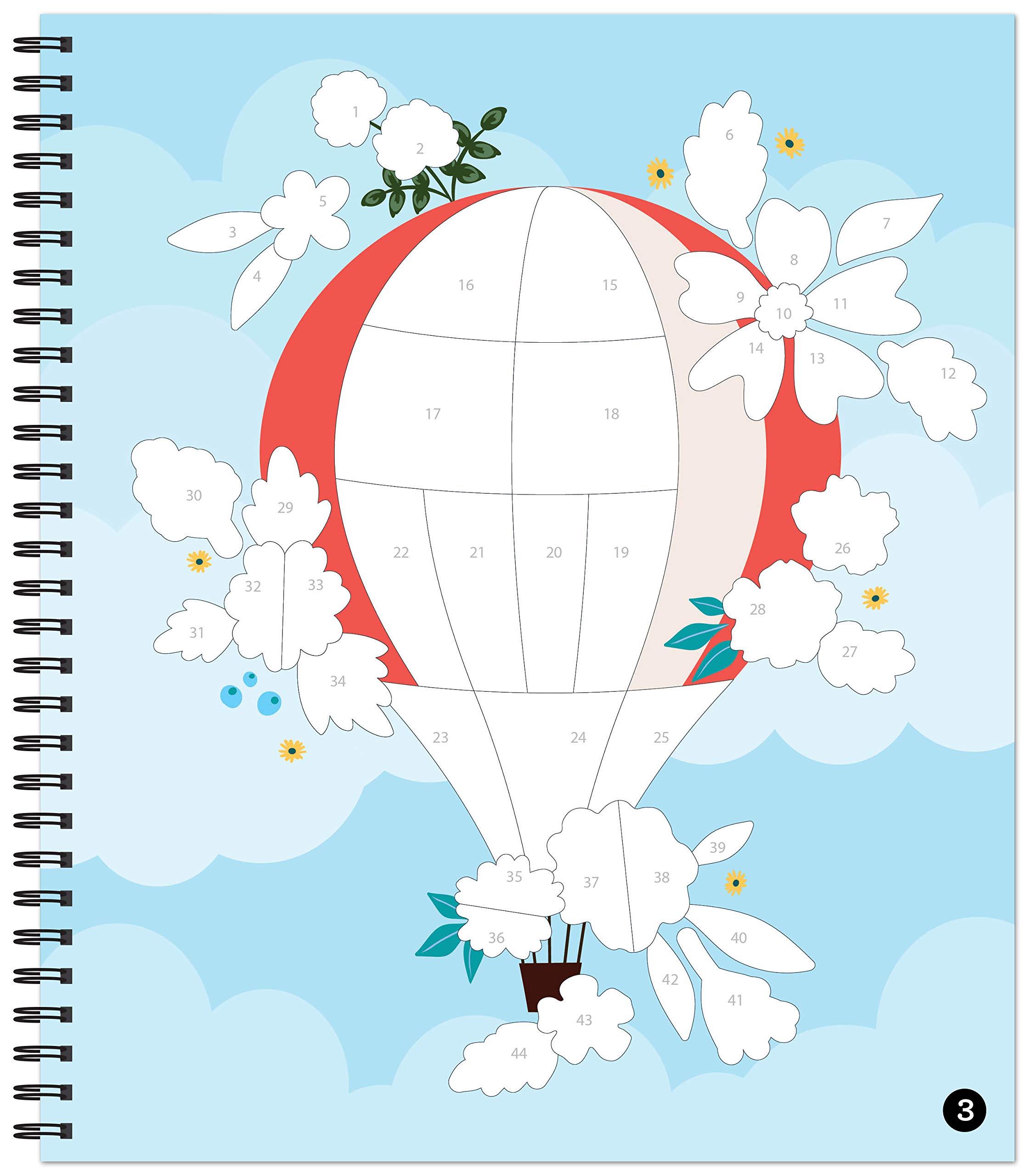 Brain Games - Sticker by Number: Garden Blooms | DIY Relaxation Art Kit for Adults & Kids | Perfect for Stress Relief, Home Decor & Gift Giving