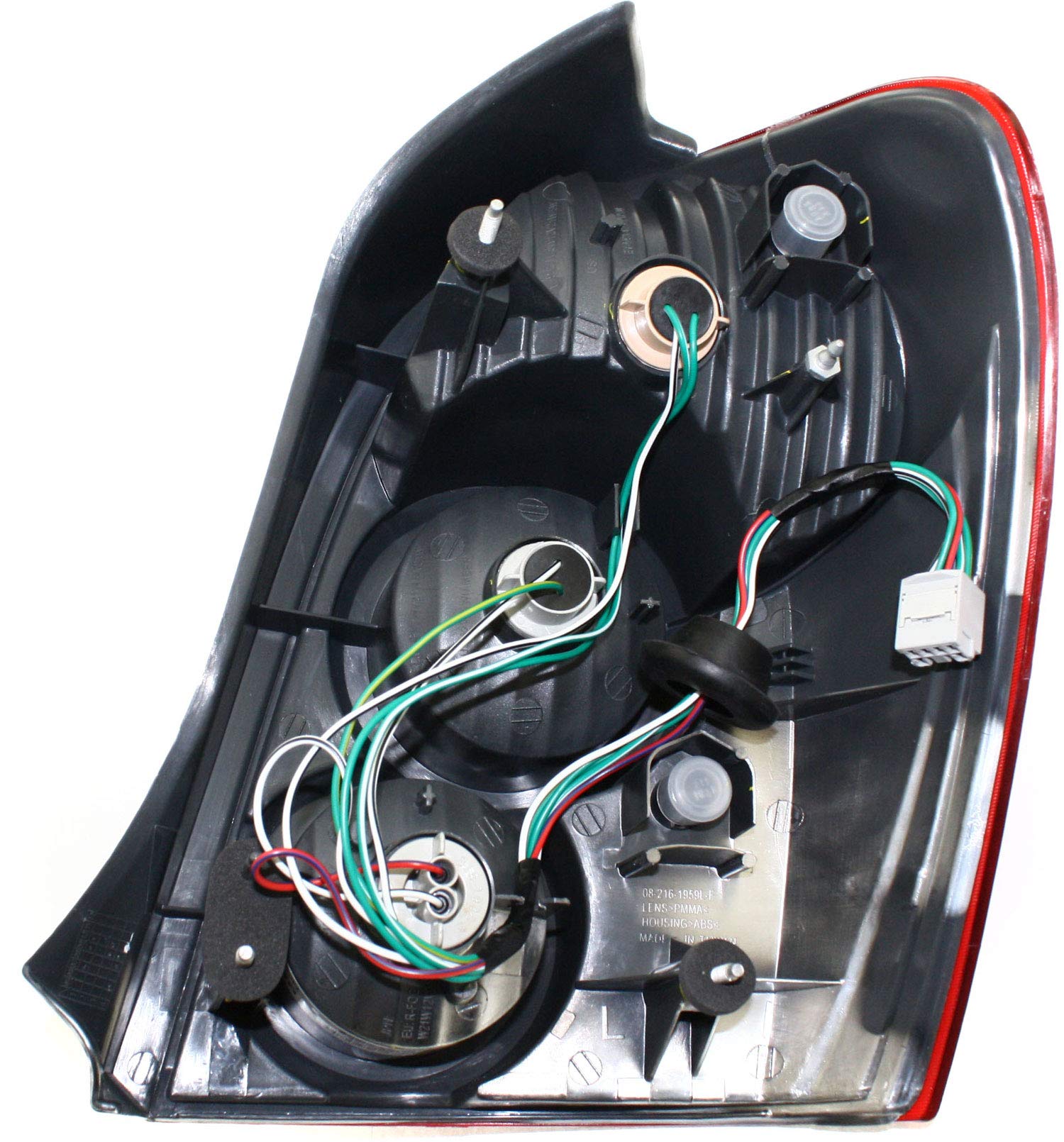 Evan Fischer MA2800121 Driver Side Tail Light Compatible with 2002-2003 Mazda Protege5 | Replacement Car Part for Improved Safety & Night Visibility