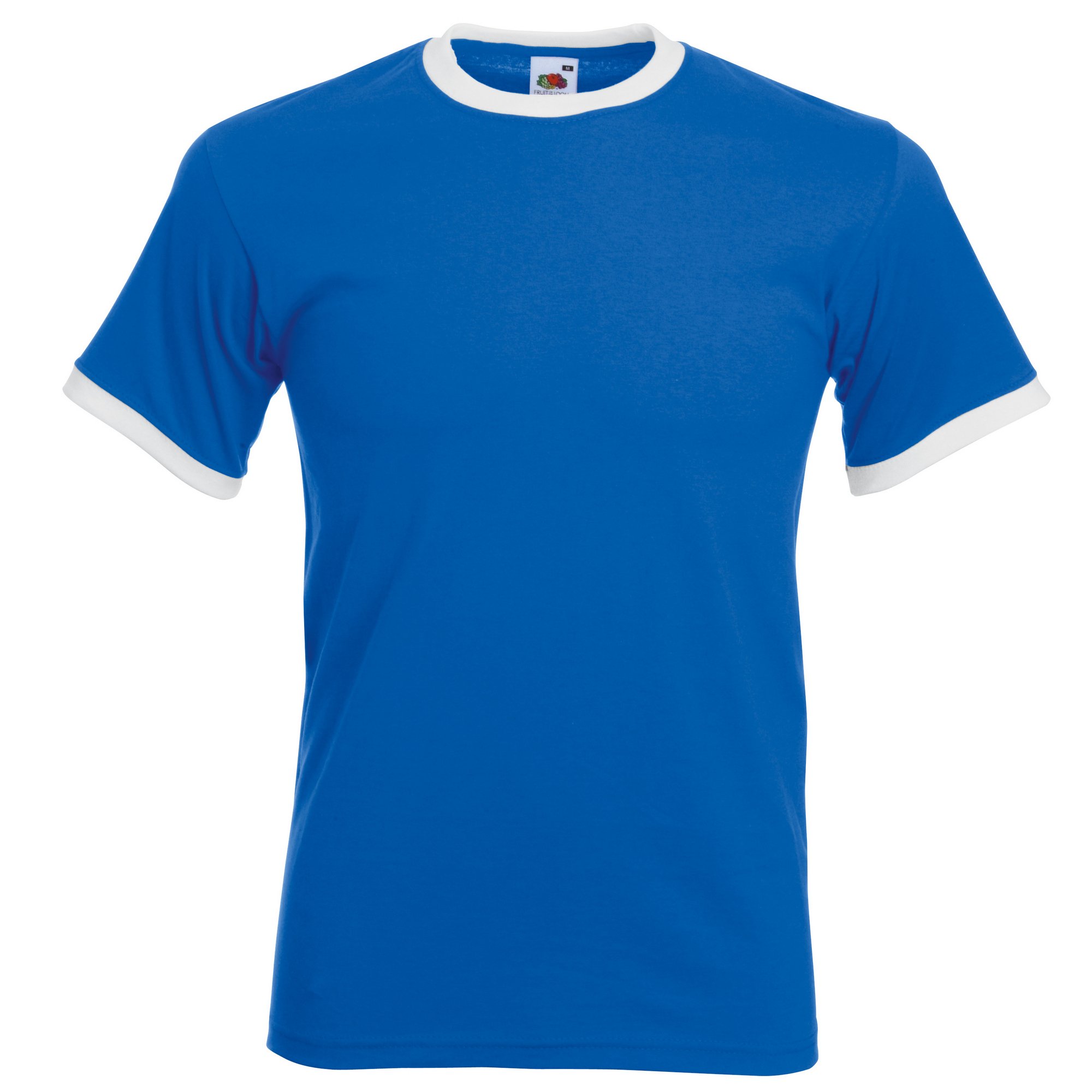 Fruit of The Loom Men's Ringer Short Sleeve T-Shirt | Comfortable Cotton Blend Tee for Casual Wear & Everyday Outfits | Perfect for Gym, Lounge & Street Style