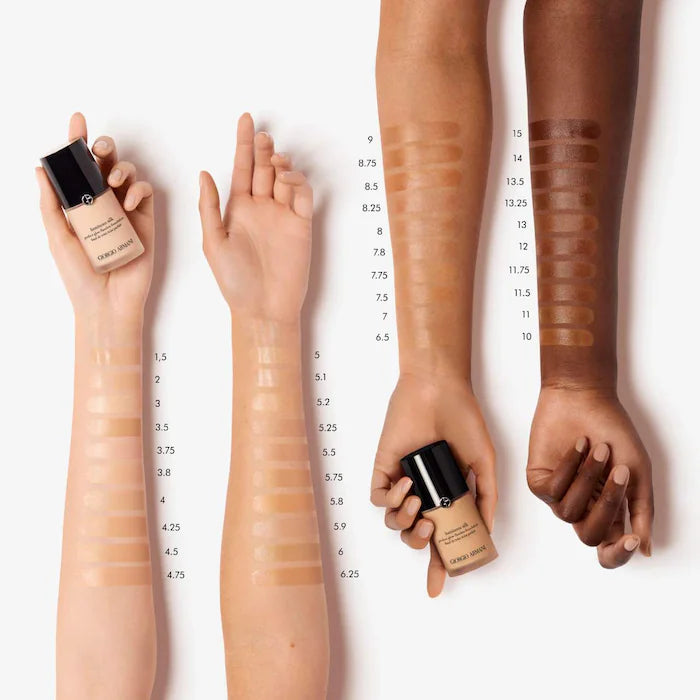 Armani Beauty Luminous Silk Perfect Glow Flawless Oil-Free Foundation - Lightweight, Long-Lasting Makeup for Flawless Coverage (Day & Night Wear)