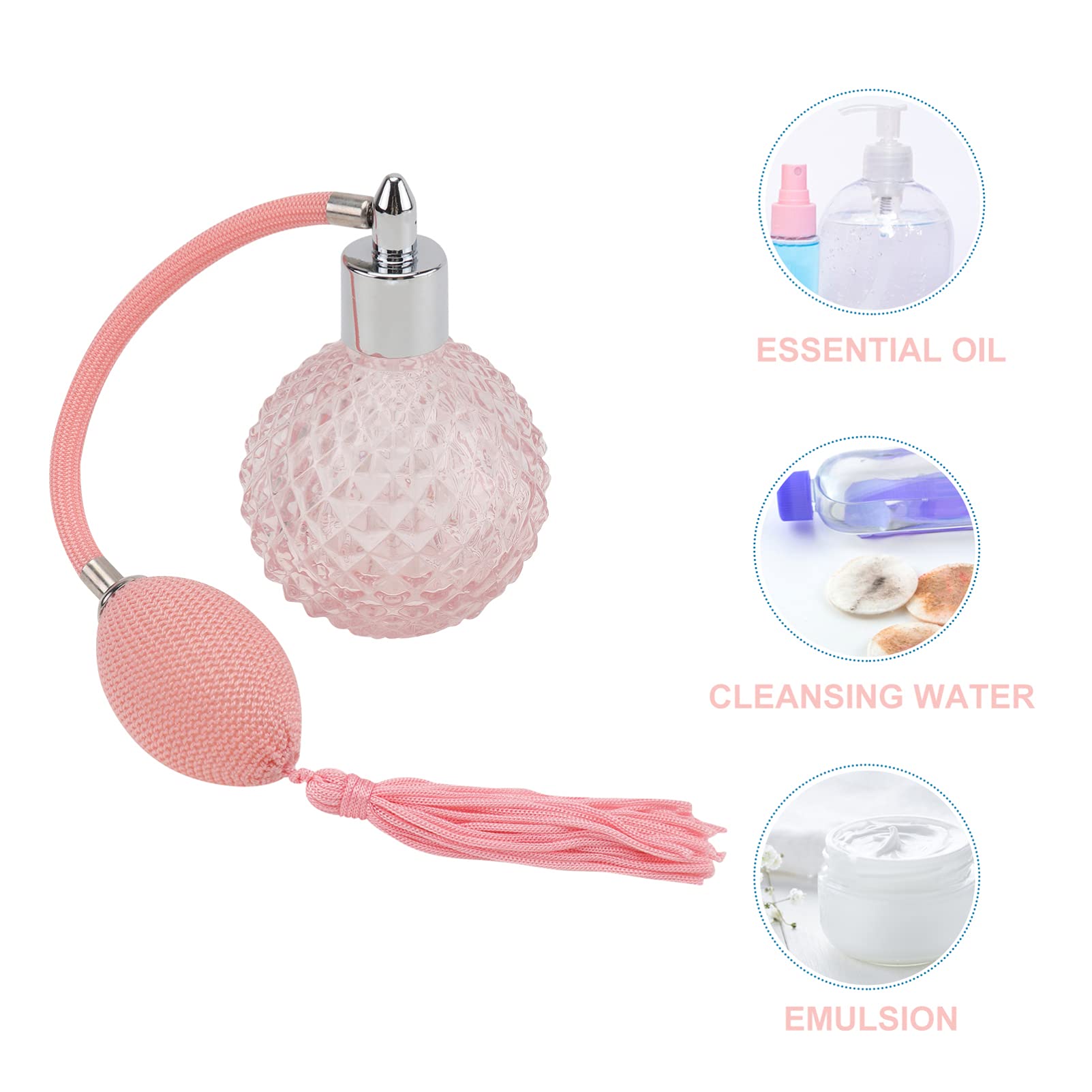 HEALLILY 1PC Elegant Glass Pineapple Perfume Bottle - Stylish Fragrance Storage for Home, Bathroom & Gift Giving - Perfect for Vanity Decor, Travel Essentials and Luxury Perfume Display