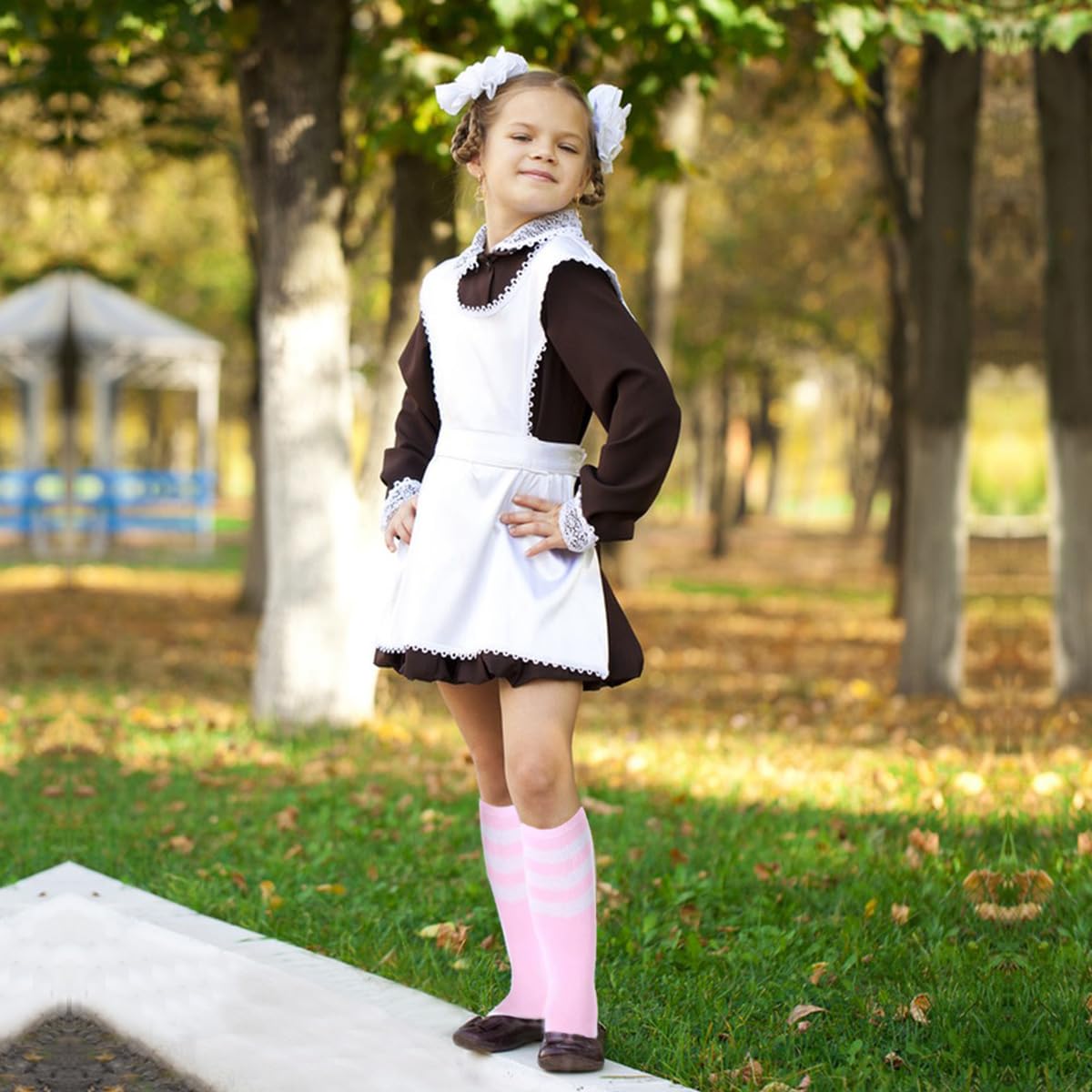 **FZBNSRKO 1 Pair Cotton Knee-High Soccer Socks for Toddlers & Kids (4-5 Years) – Soft, Breathable Team Socks for Boys & Girls – Perfect for Sports, School & Everyday Play**
