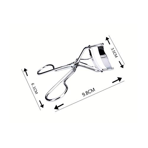 Professional Eyelash Curler for Perfect Curls - Includes Extra Replacement Rubber Pads | At-Home & Salon Use | Makeup Essential for Stunning Eye Looks