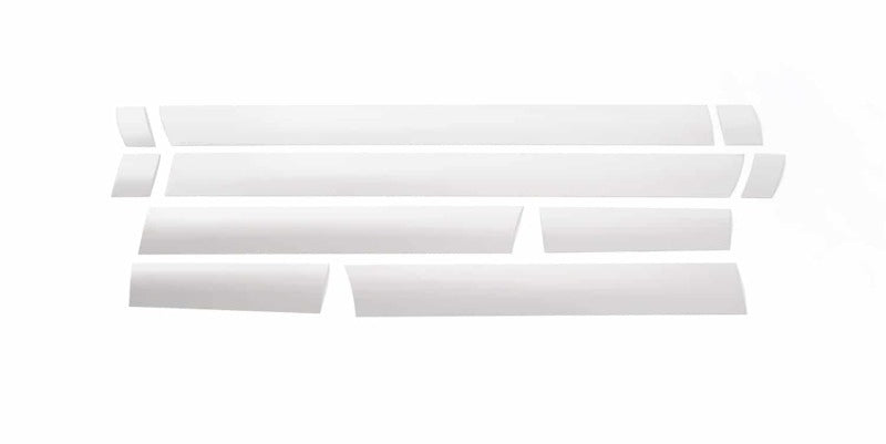 10pcs 6.25in Wide Stainless Steel Rocker Panels for 2011-2016 Ford F-250 & F-350 Trucks - Durable Rust Protection & Off-Road Enhancement