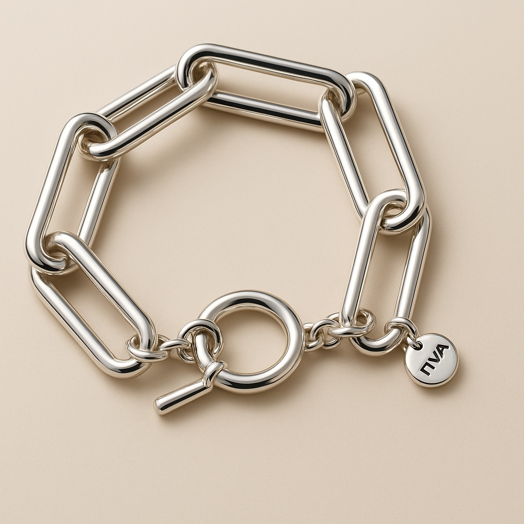Stylish Silver Link Chain Bracelet for Women - Elegant & Durable Jewelry for Everyday Wear, Gifts & Special Occasions