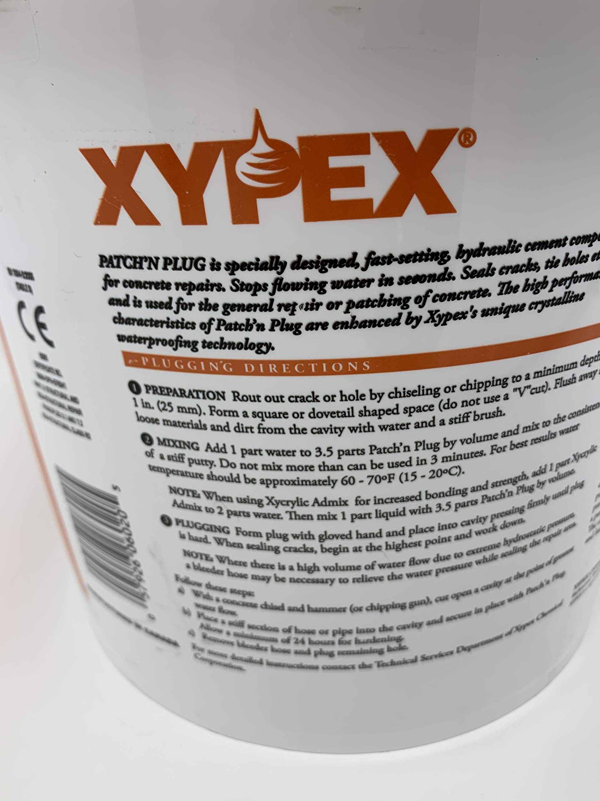 Xypex Patch Plug - Waterproof Concrete Repair Kit for Leaks & Cracks | Ideal for Basements, Pools & Foundation Repairs