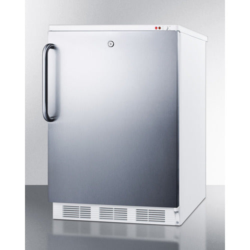 Accucold 24 Inch Wide All Freezer - Energy Efficient Upright Deep Freezer for Home, Garage & Basement | Perfect for Frozen Food Storage, Meal Prep & Bulk Buying (Model VT65ML7SSTB)