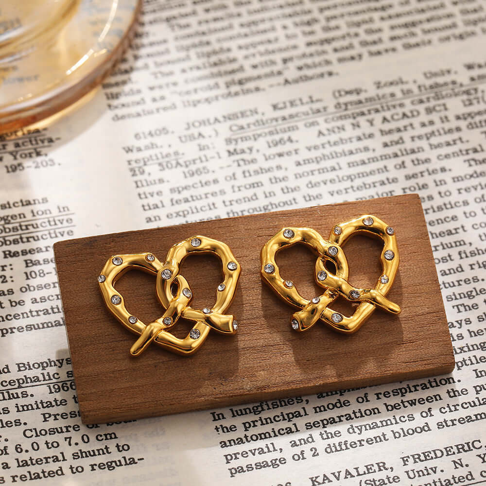 Stylish Baguette Stud Earrings | A2844 | Perfect for Everyday Wear & Special Occasions