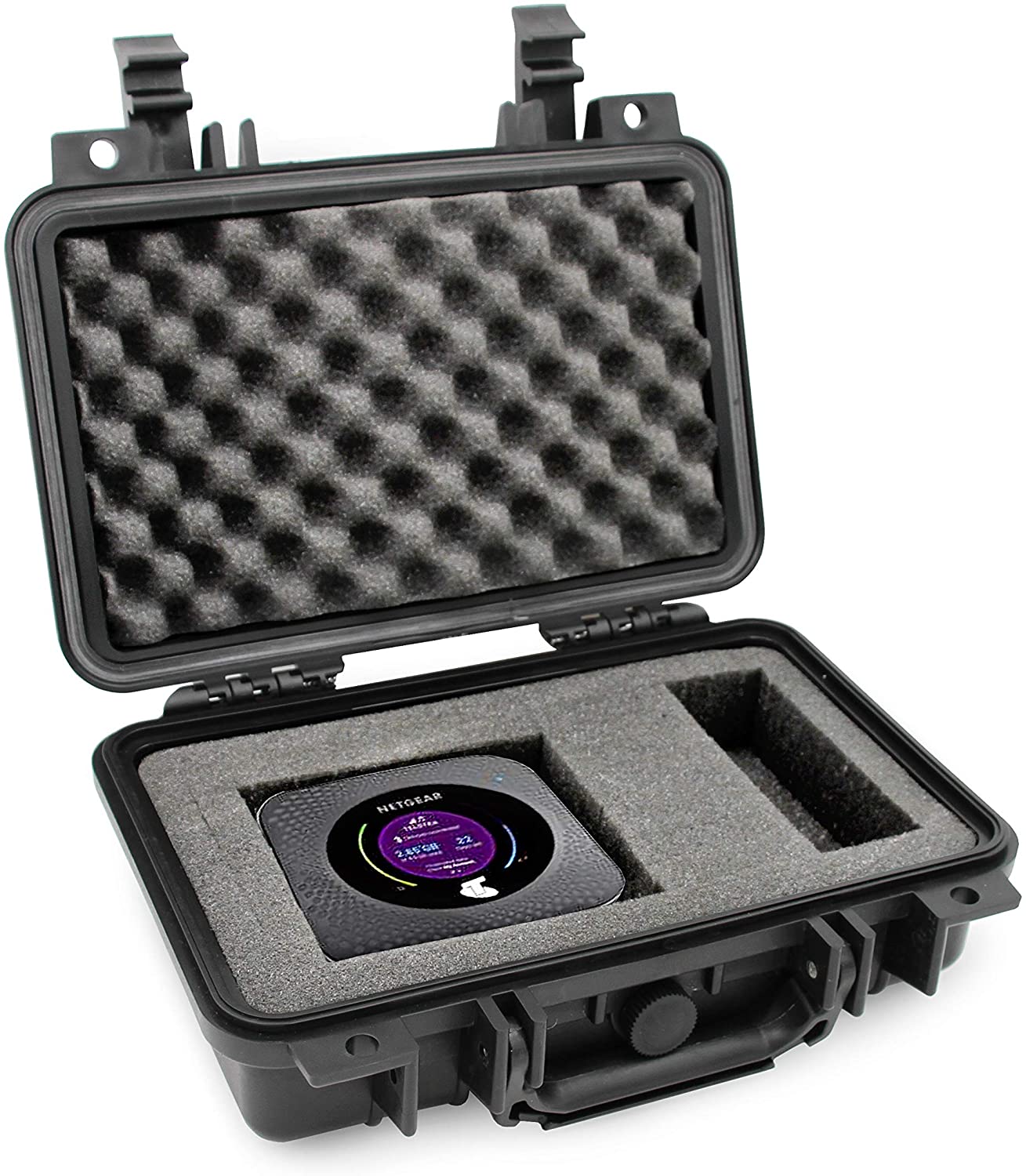 NETGEAR Nighthawk M1 & M5 (MR1100) Waterproof Travel Case - Airtight Impact Protection for Mobile Hotspot Router & Accessories | Perfect for Camping, Business Trips & Outdoor Adventures