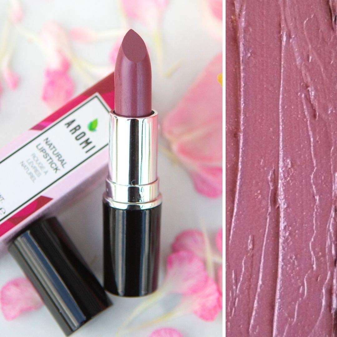 Natural Vegan Lipstick - Pink Mauve & Ash Rose Shades | Cruelty-Free, Handcrafted Small Batch Beauty | Dye-Free, Palm-Free Formula for Everyday Wear & Special Occasions