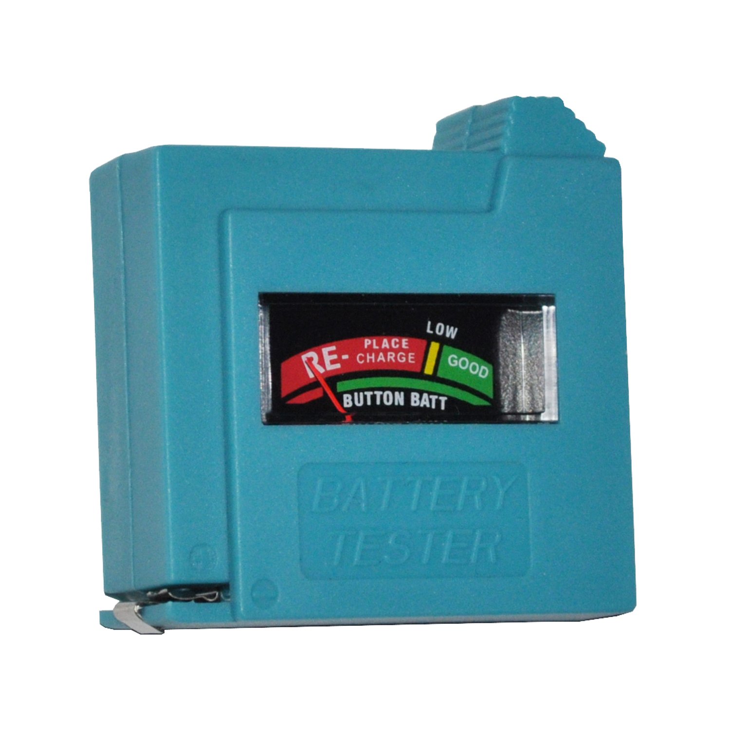 Faithfull DETBAT Battery Tester for AA/AAA/C/D/9V Batteries - Check Power Level of Alkaline & Rechargeable Cells - Perfect for Home, Office & Emergency Kits