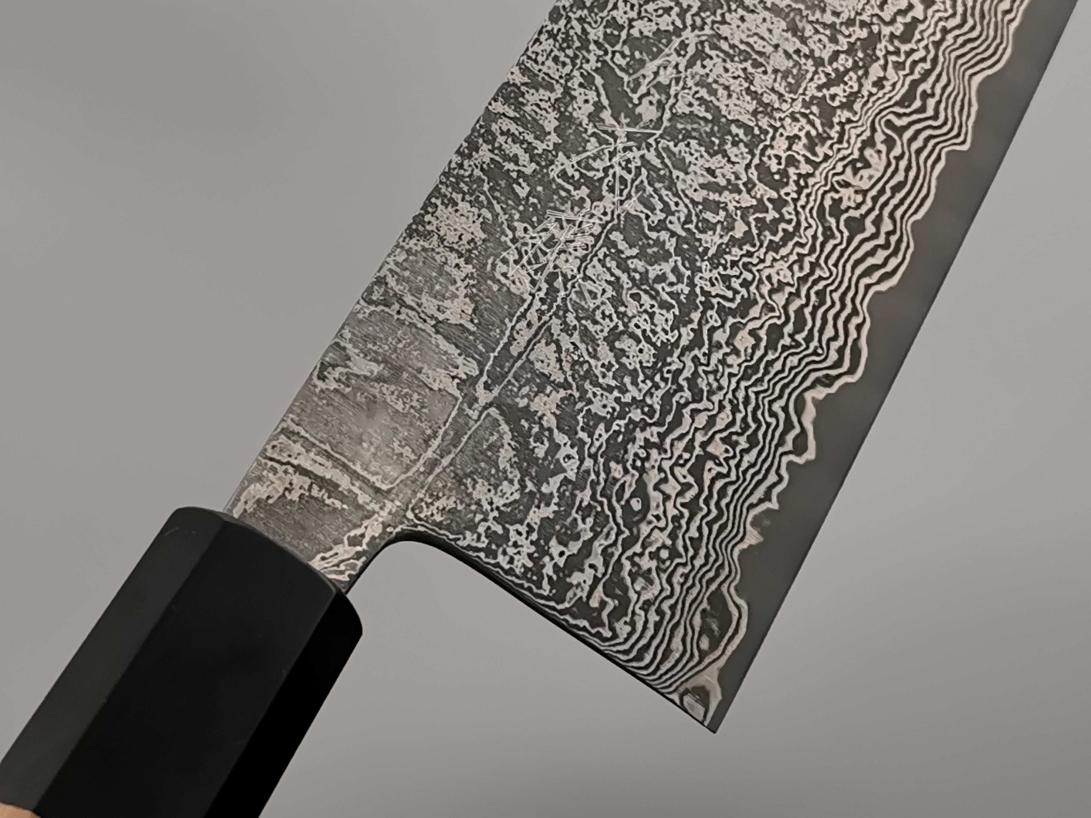 Shiro Kamo SG2 Damascus 180mm Nakiri Japanese Chef Knife - Premium Kitchen Knife for Slicing Vegetables, Fruits & Herbs - Perfect for Home Cooks & Professional Chefs