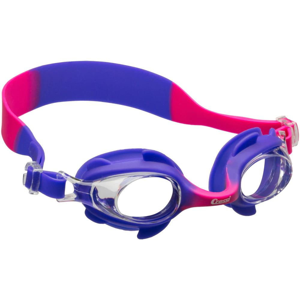 Cressi Seahorse Snorkel - Purple & Pink Design for Comfortable Snorkeling - Perfect for Beach Vacations, Pool Swimming, and Underwater Adventures