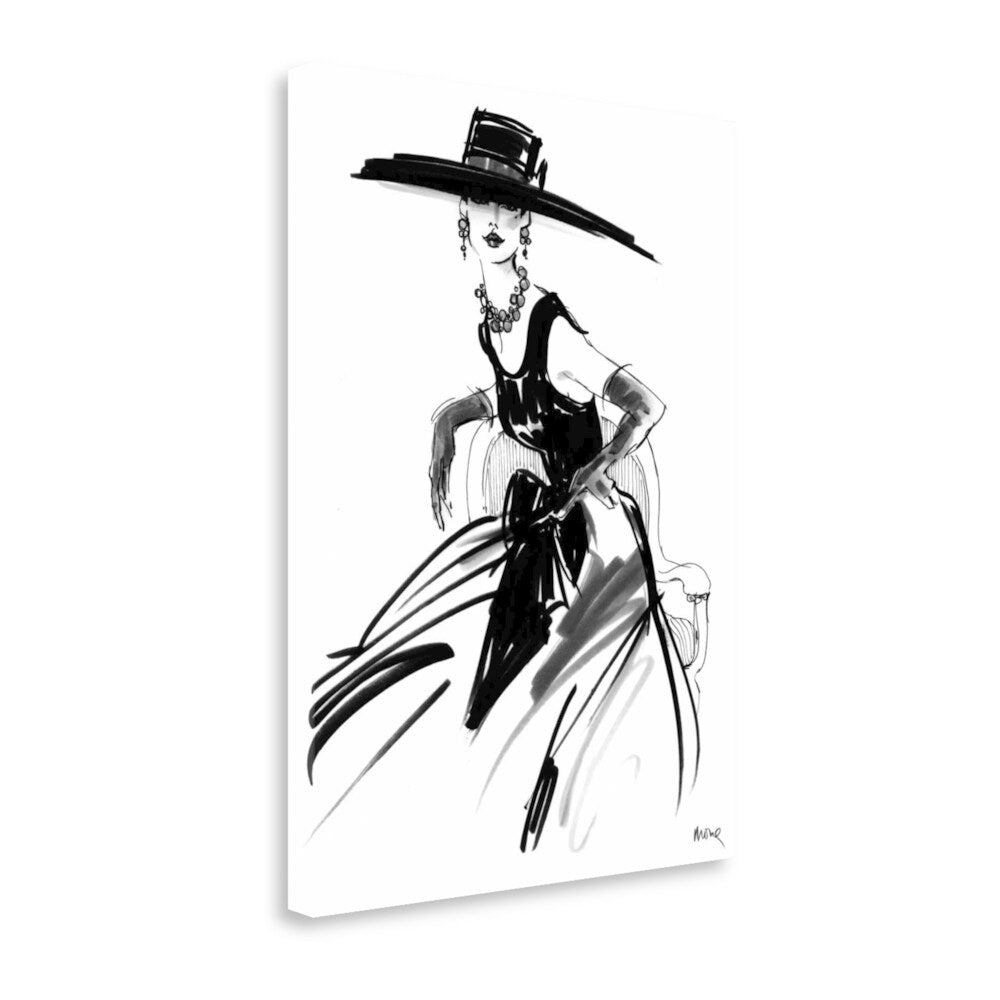 Anabel By Mona Shafer Edwards - Premium Fine Art Giclee Print on Gallery Wrapped Canvas, Handmade Wall Art Decor for Living Room, Bedroom & Office - Ready to Hang