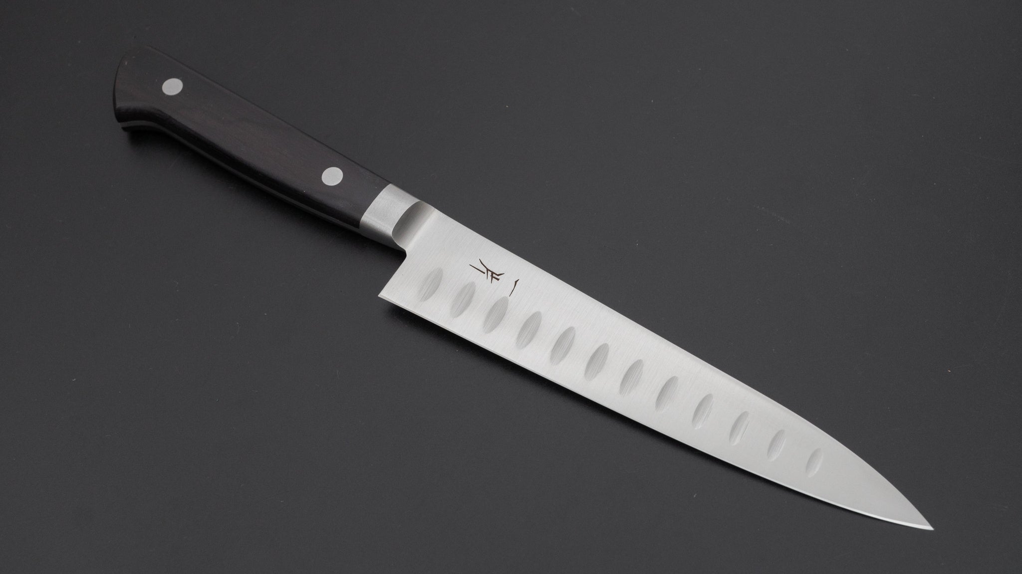 Hitohira FJ VG-1 150mm Petty Knife with Pakkawood Handle (Dimple) - Perfect for Precision Slicing, Fruit Cutting & Kitchen Tasks