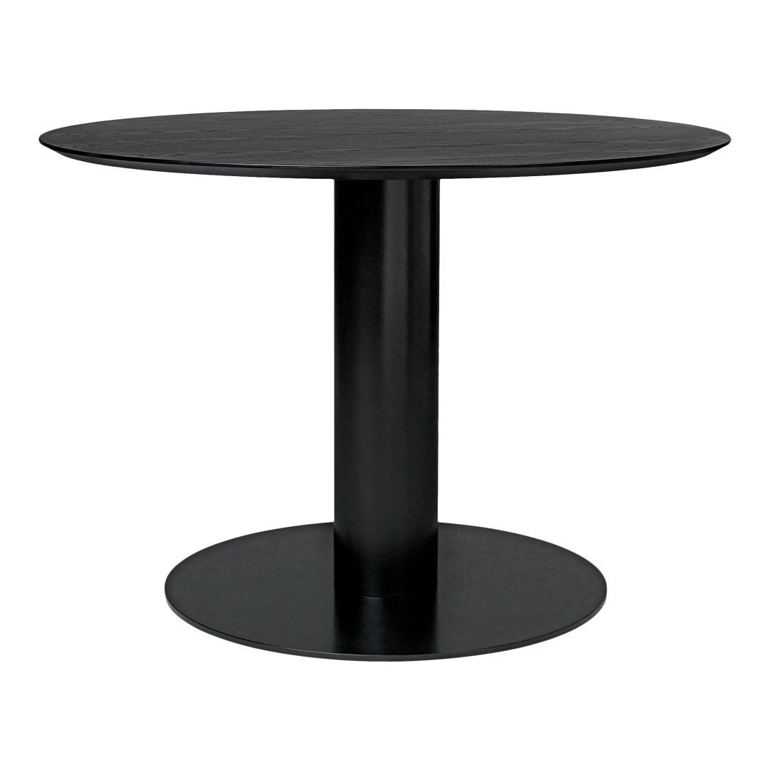 Gubi 2.0 Round Dining Table - Modern Scandinavian Design for Small Spaces | Perfect for Kitchen, Breakfast Nook & Apartment Dining Areas